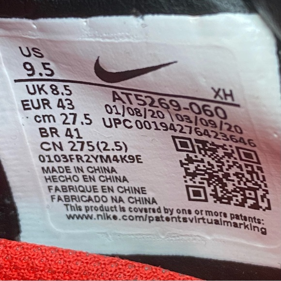 Nike Vapor 13 Academy FG/MG Soccer Cleats - (AT5269 060) size 9.5 NWT - Picture 9 of 11